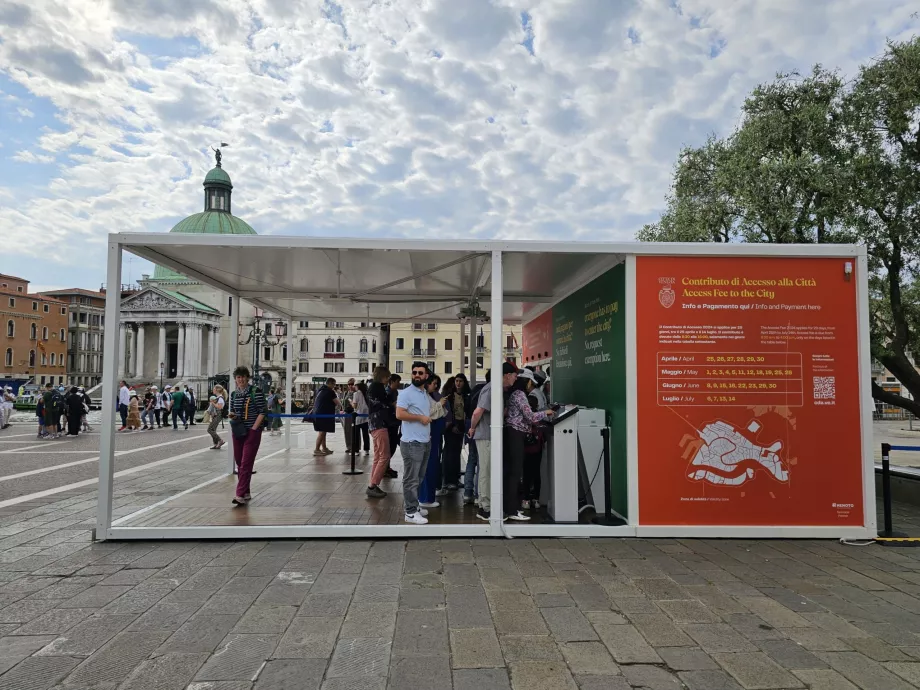 Taxa de entrada em Veneza