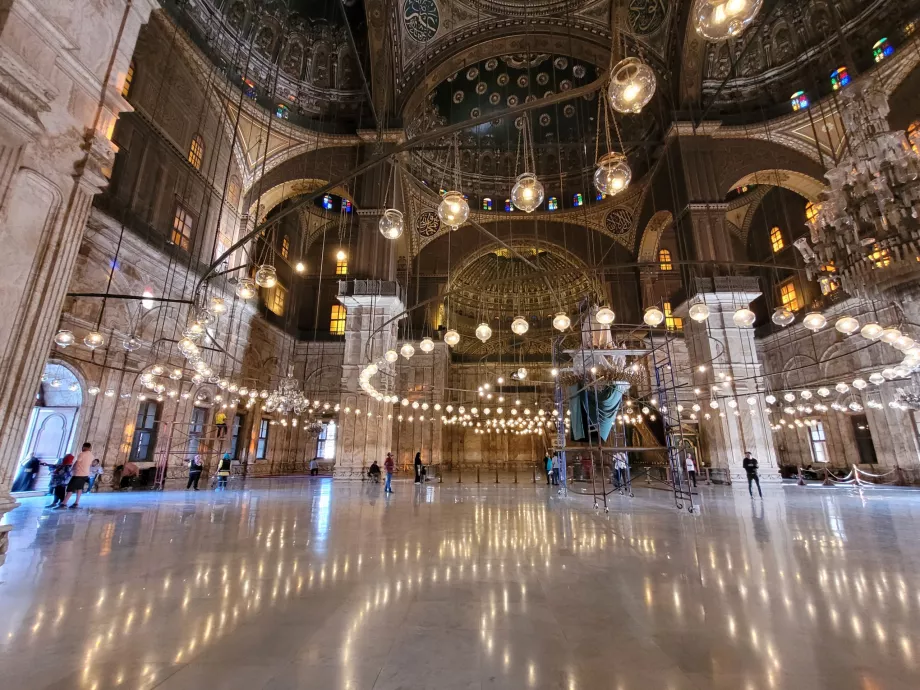 Interior da Mesquita Muhammad Ali, Cidadela do Cairo