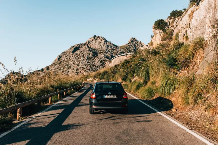 Viagem de carro a Maiorca