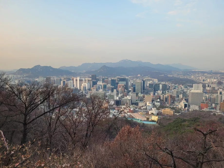 Vista da colina de Namsan