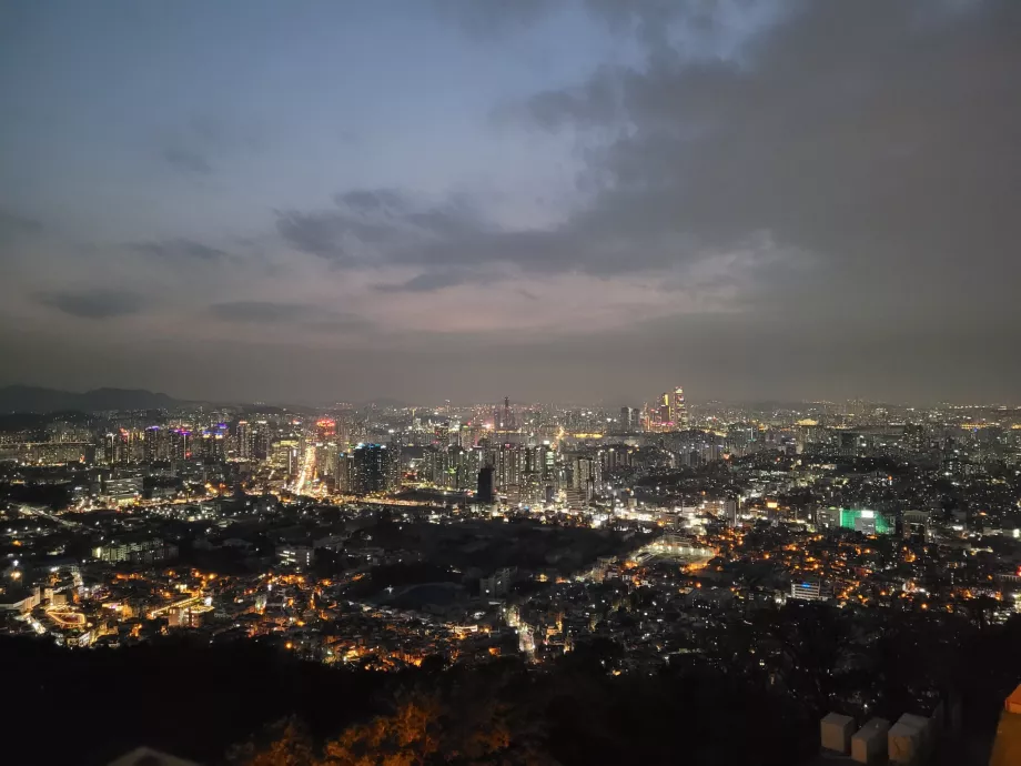 Vista da colina de Namsan