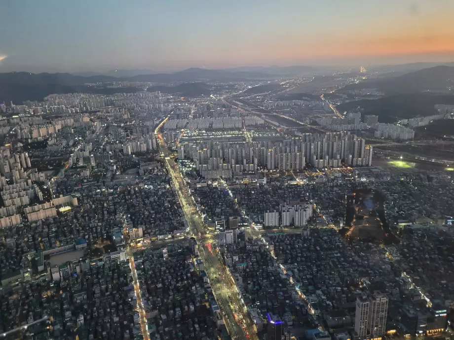 Vista da Lotte World Tower