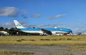 KLM at Sint Maarten Airport, SXM