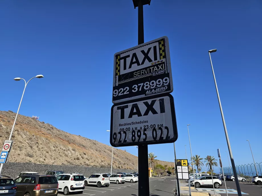 Números de telefone para Taxi Gomera