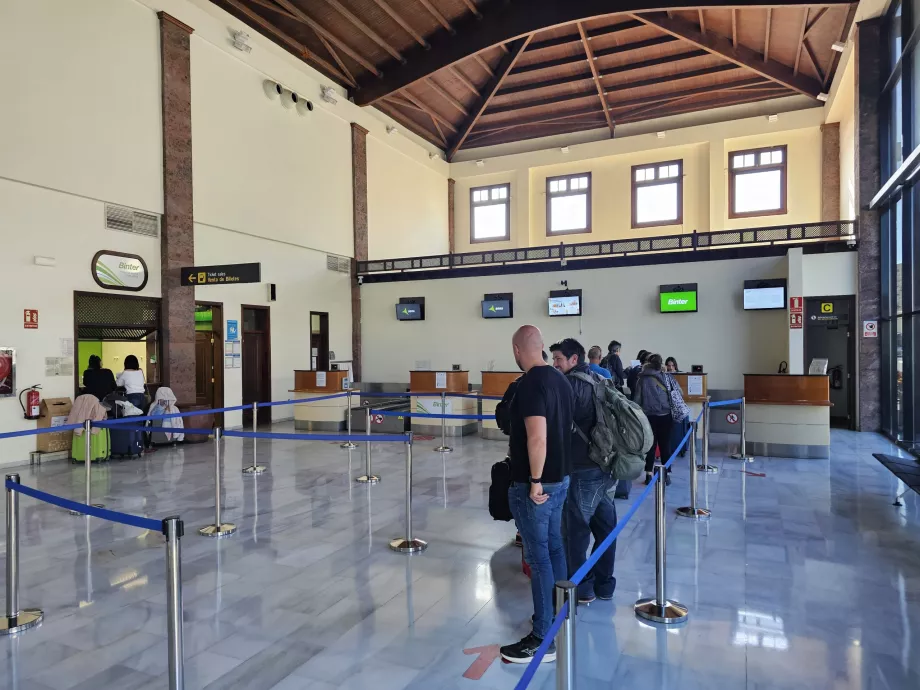 Balcões de check-in