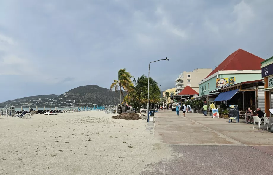 Praia e passeio marítimo, Philipsburg