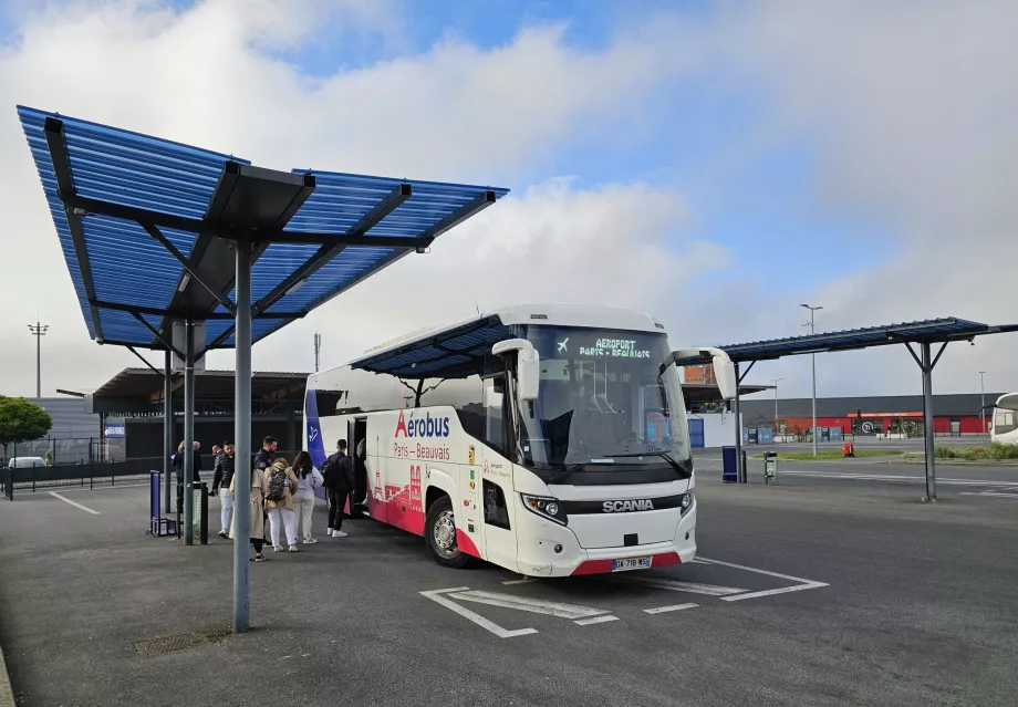 Autocarro para o centro de Paris