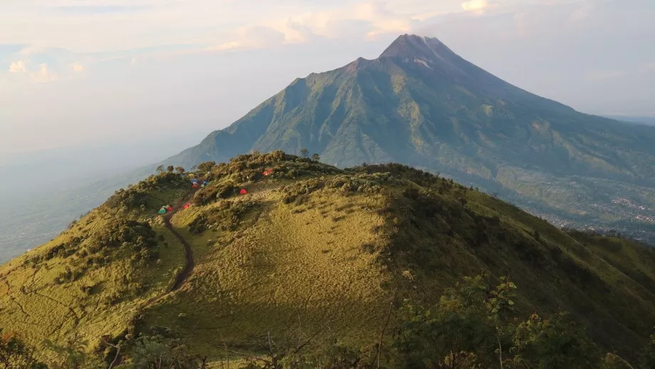 Acampamento em tenda, Monte Merbabu