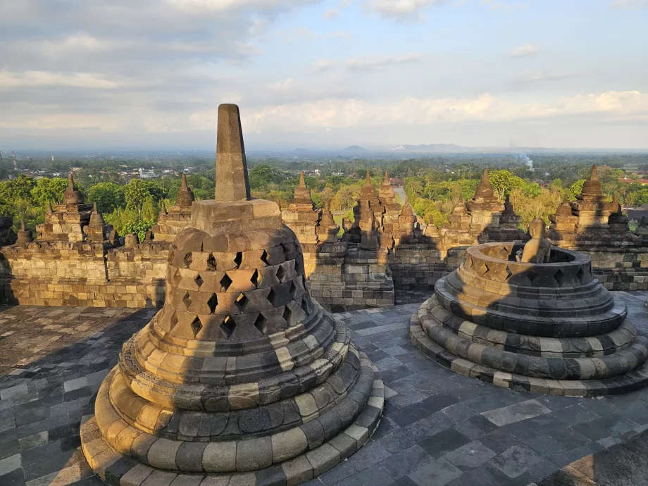 Templo de Borobudur, vista