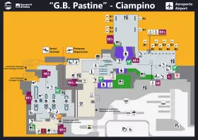 Map Ciampino Airport