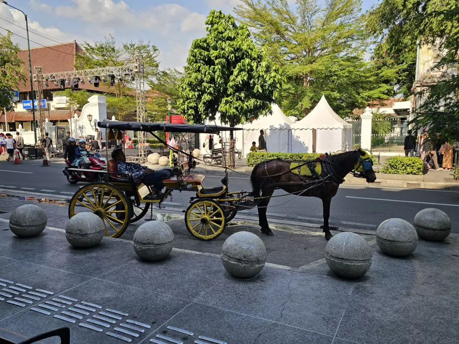 Viagem de Fiacre até Malioboro