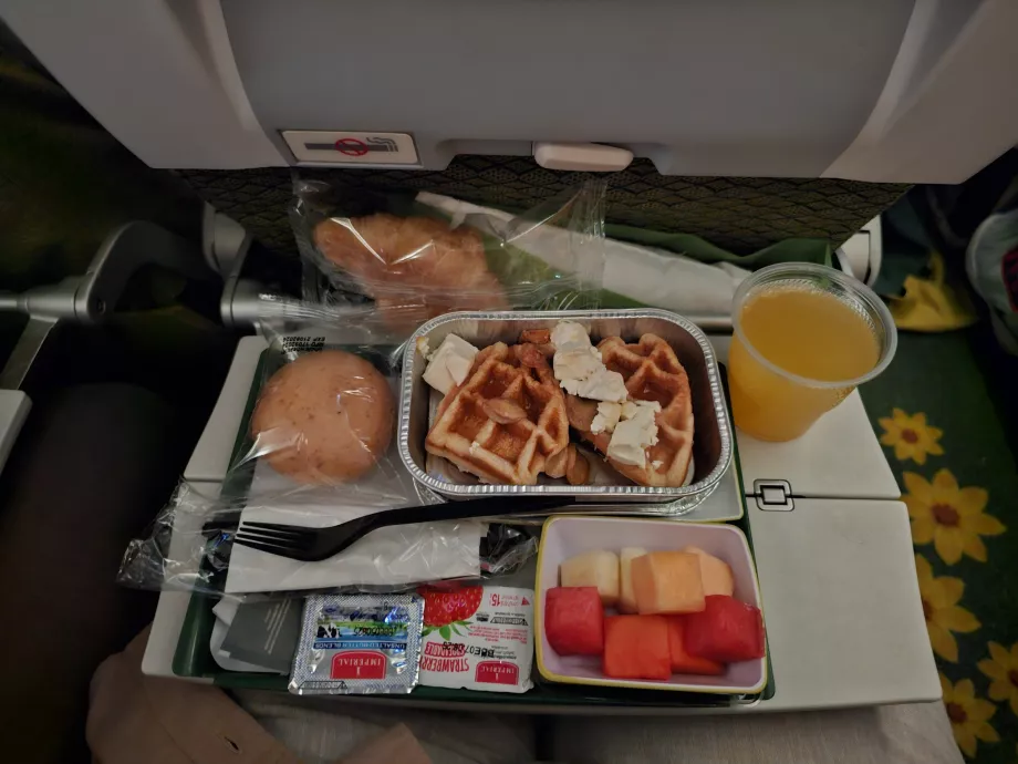 Pequeno-almoço em classe económica