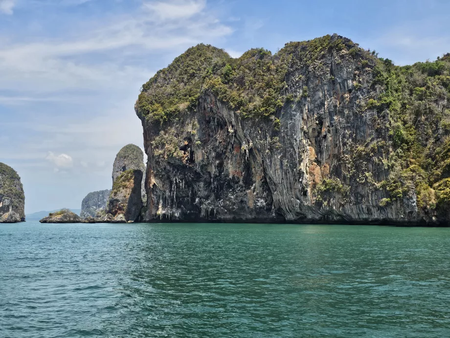 Formações rochosas em Railay