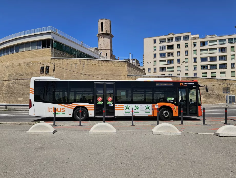 Autocarro público em Marselha