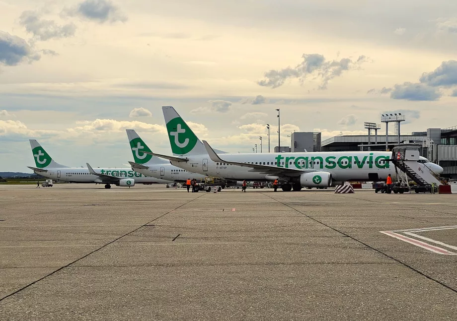 Aeronave Transavia, aeroporto de Orly