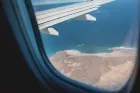 Cabo Verde durante a aterragem