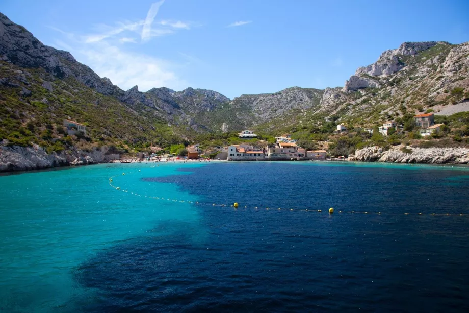 A baía de Calanques