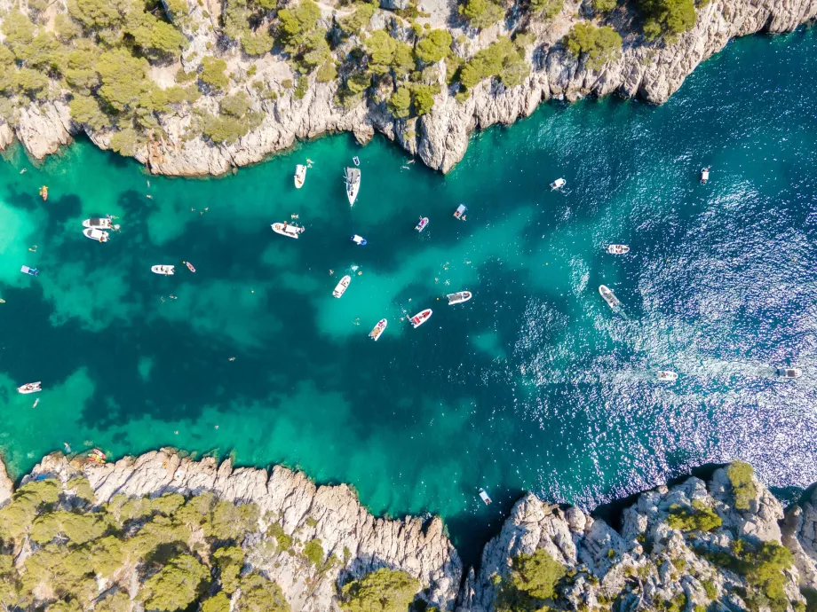 A baía de Calanques