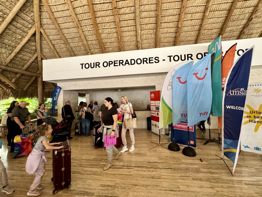 Stand para clientes de agências de viagens