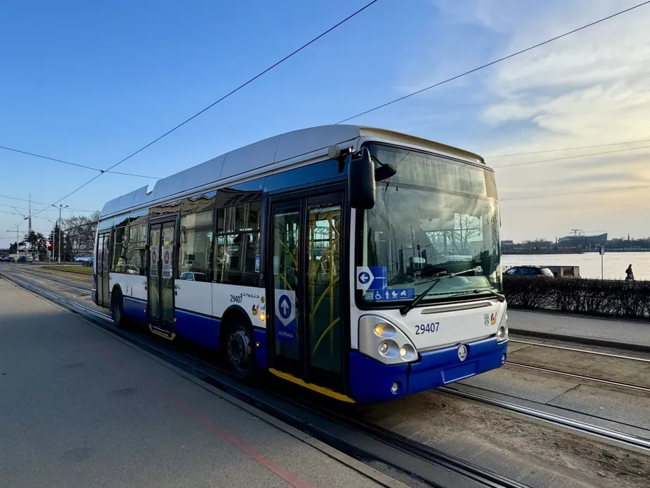 Autocarro em Riga