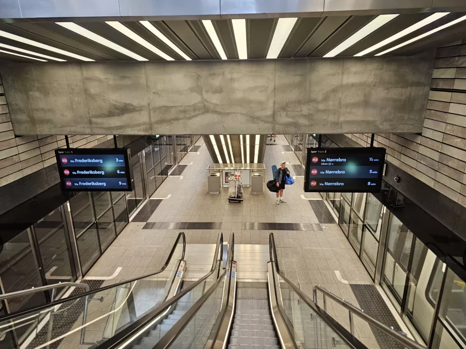 Estações de metro em Copenhaga