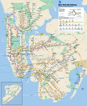 Mapa do Metro de Nova Iorque