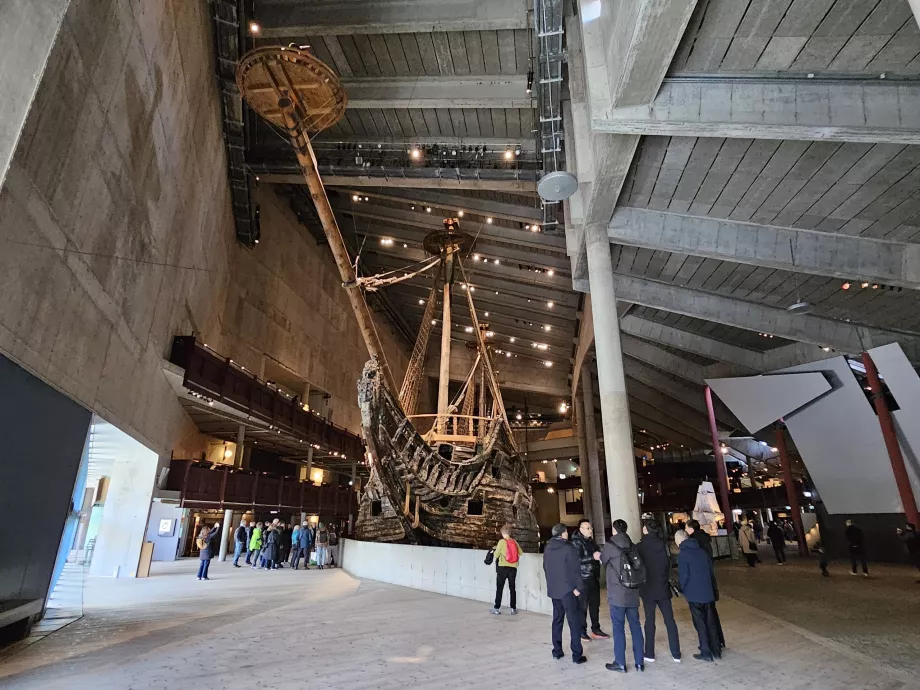 Navio no Museu Vasa