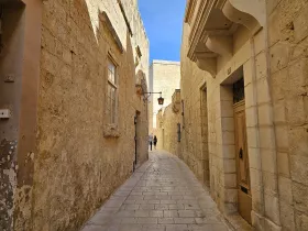 Ruas da cidade velha de Mdina