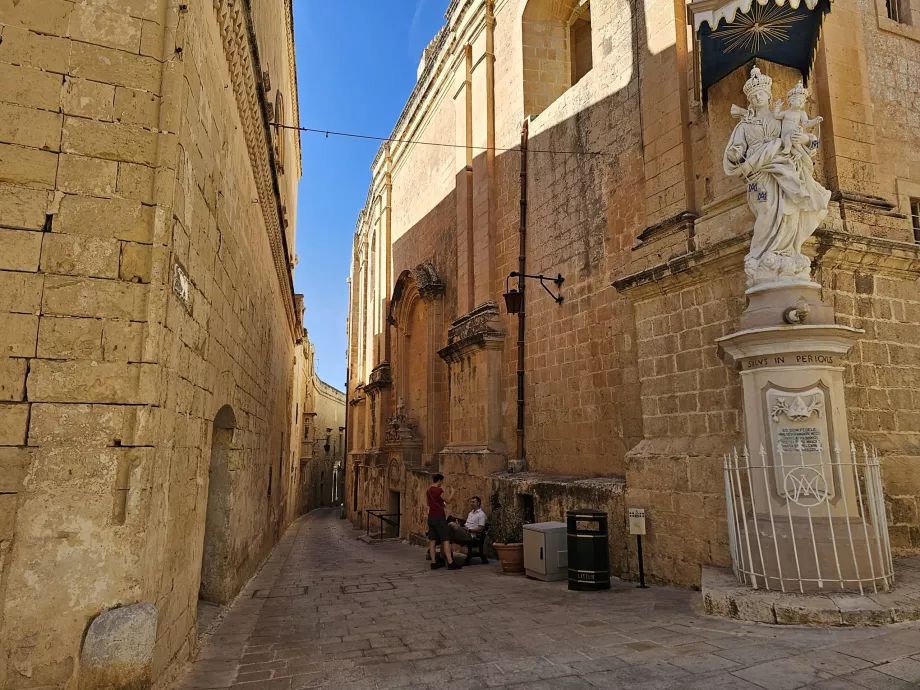 Ruas da cidade velha de Mdina