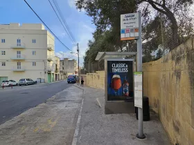 Paragem de autocarro em Malta