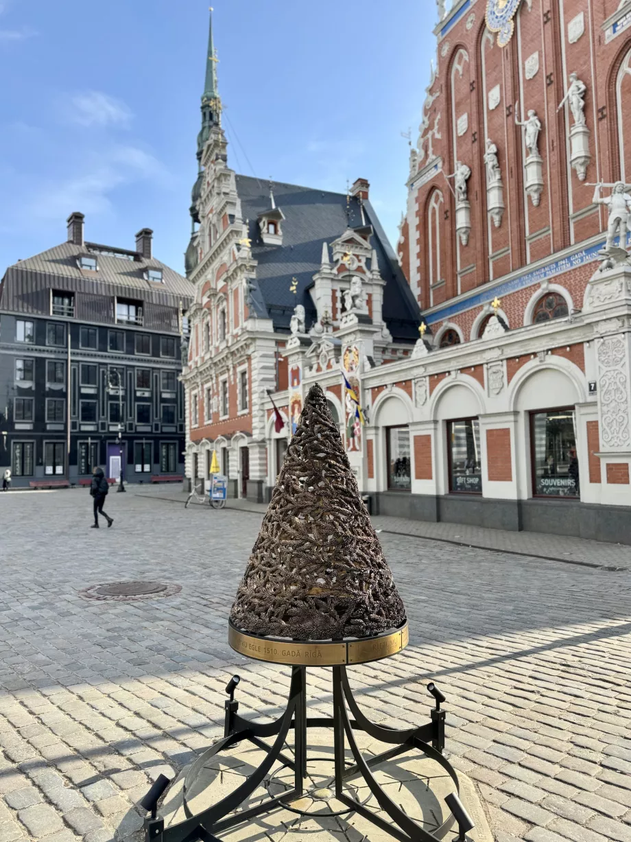 A primeira árvore de Natal em Riga