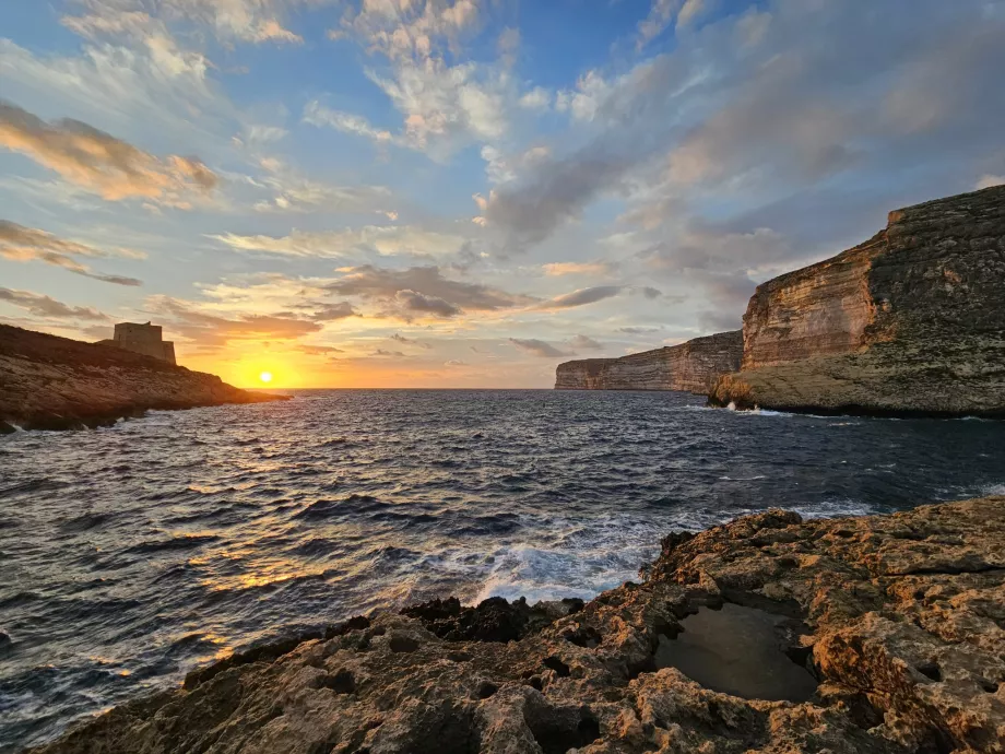 Pôr do sol de Xlendi