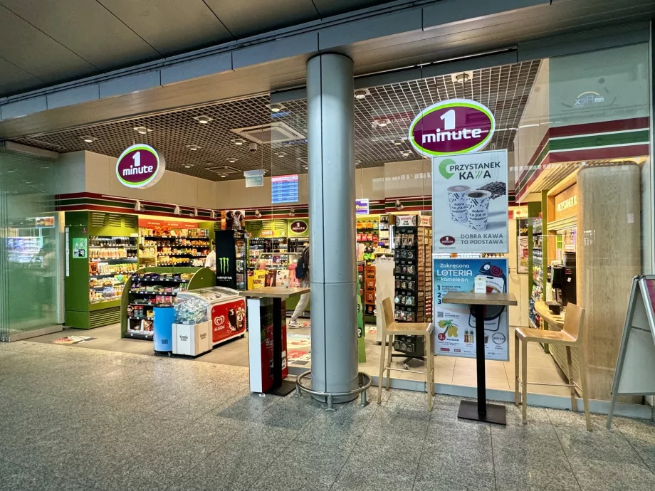 Loja de snacks do aeroporto