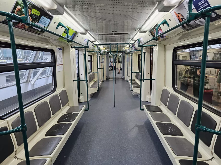 Interior do metro