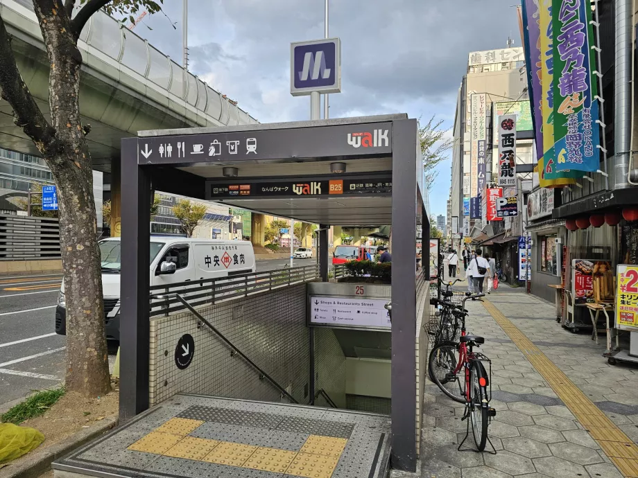 Entrada do metro