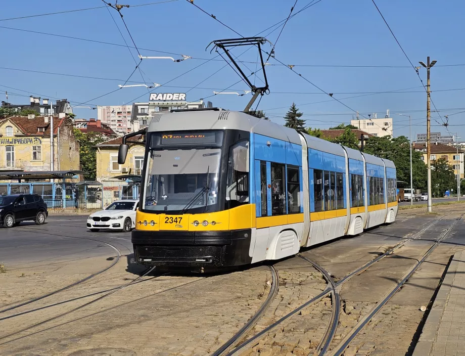 Elétrico moderno em Sófia