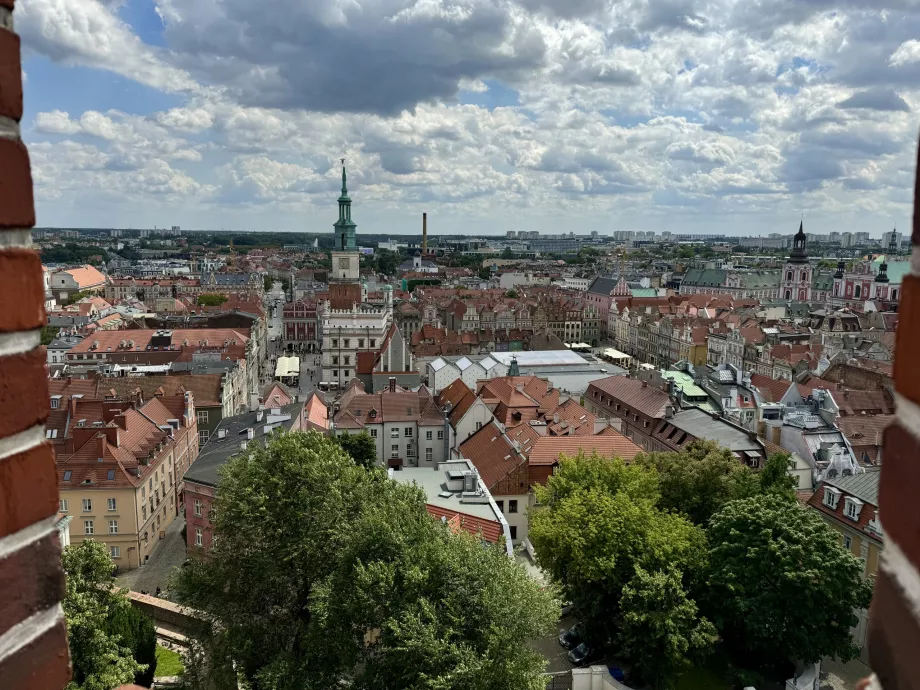 Vista do Castelo Real em Poznan