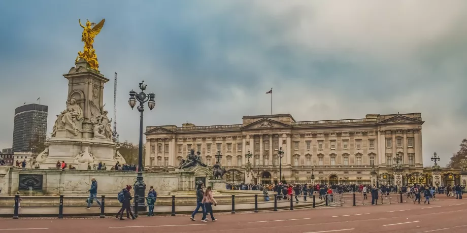 Vista geral do Palácio de Buckingham