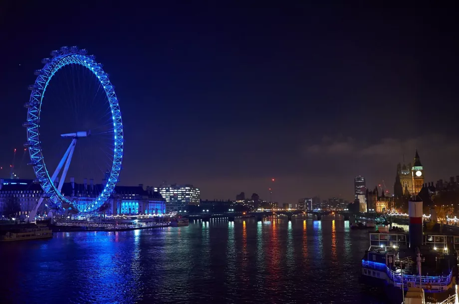 Noite London Eye