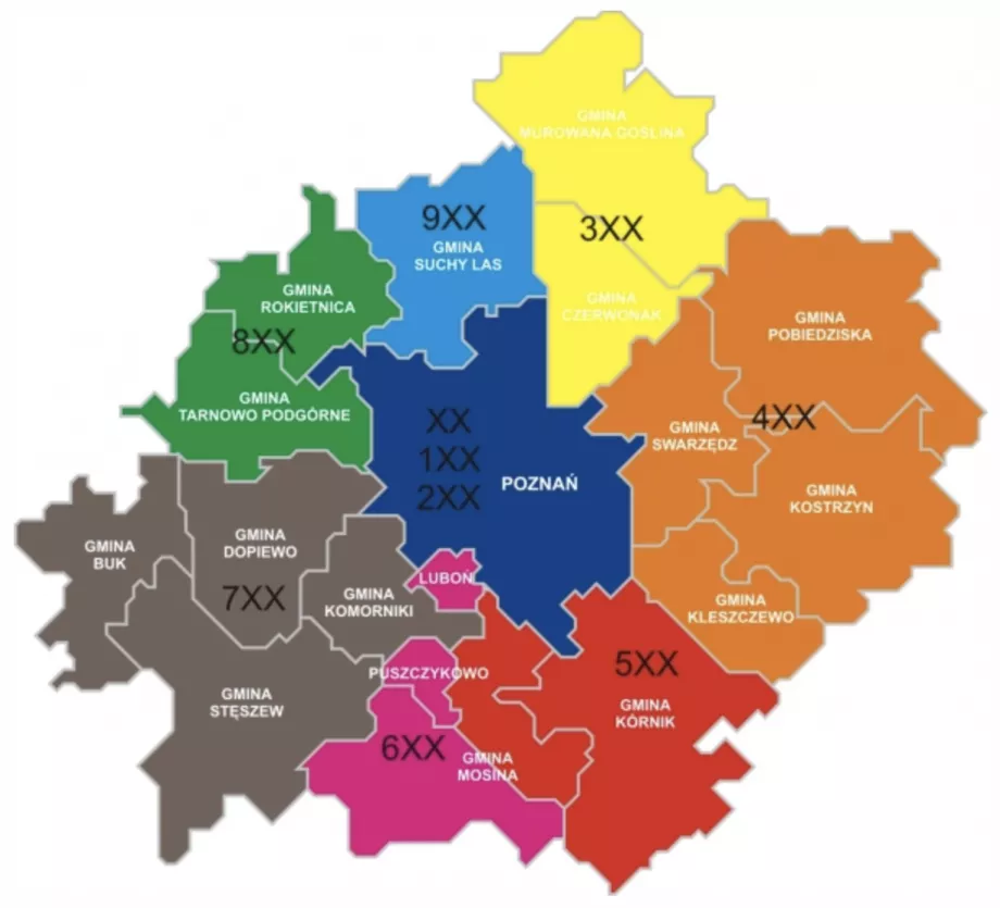 Numeração das linhas de transportes públicos em Poznan