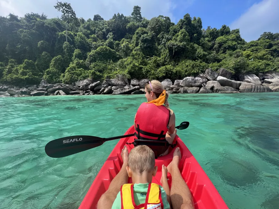 Caiaque em Tioman