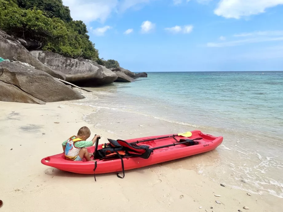 Caiaque em Tioman