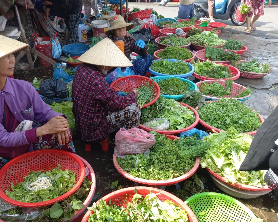 Mercado matinal, Hoi An, Vietname